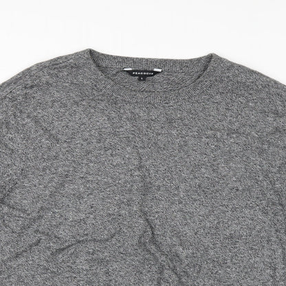 Peacocks Mens Grey   Pullover Jumper Size L