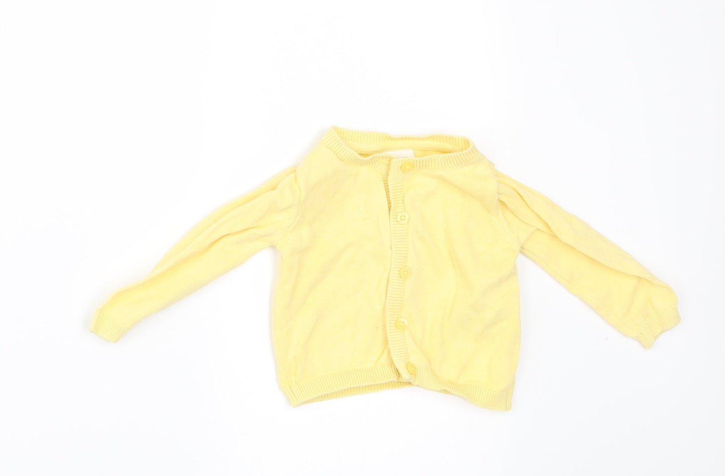 NEXT Girls Yellow   Cardigan Jumper Size 3-6 Months