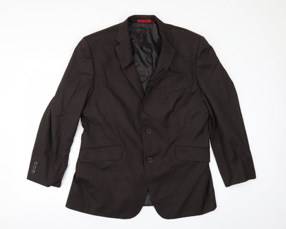Mens UK Size 42 Burton Regular Brown Suit Jacket