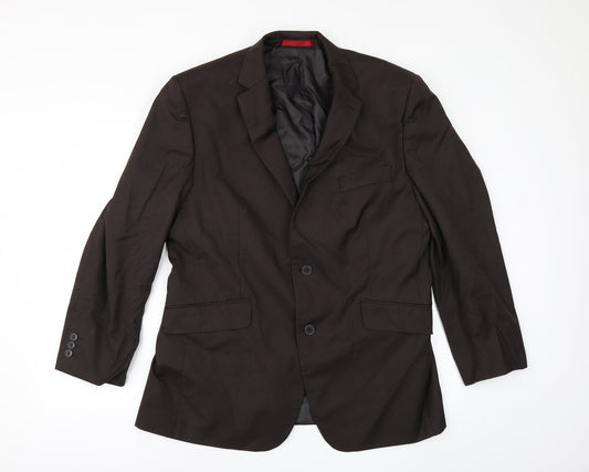 Mens UK Size 42 Burton Regular Brown Suit Jacket