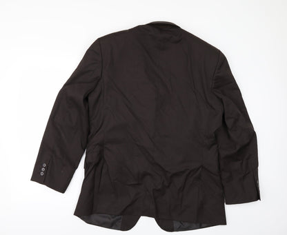Mens UK Size 42 Burton Regular Brown Suit Jacket