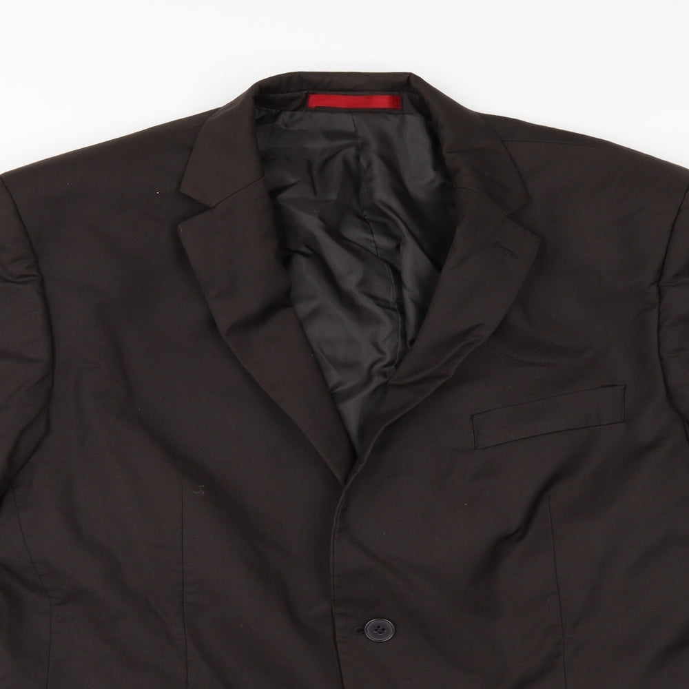 Mens UK Size 42 Burton Regular Brown Suit Jacket