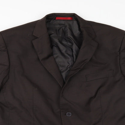 Mens UK Size 42 Burton Regular Brown Suit Jacket