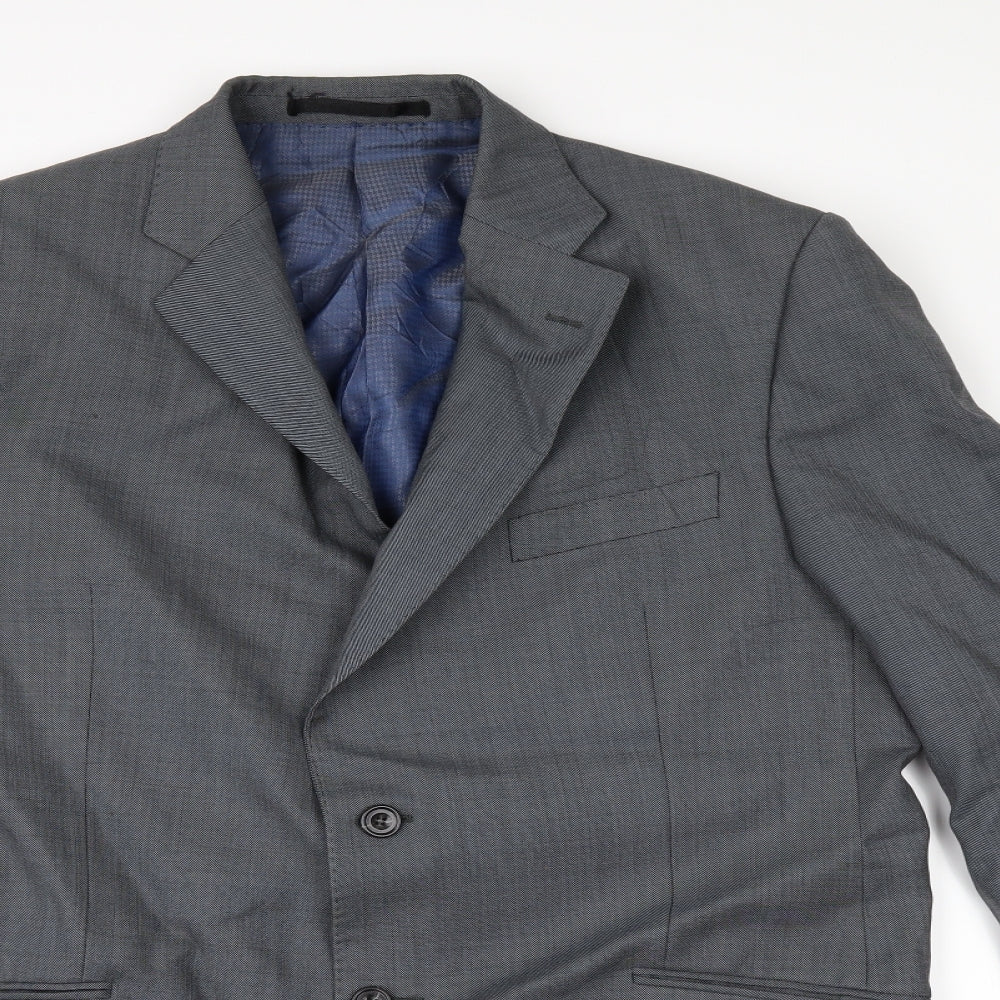 Mens UK Size 42 Marks and Spencer Regular Grey Suit Jacket