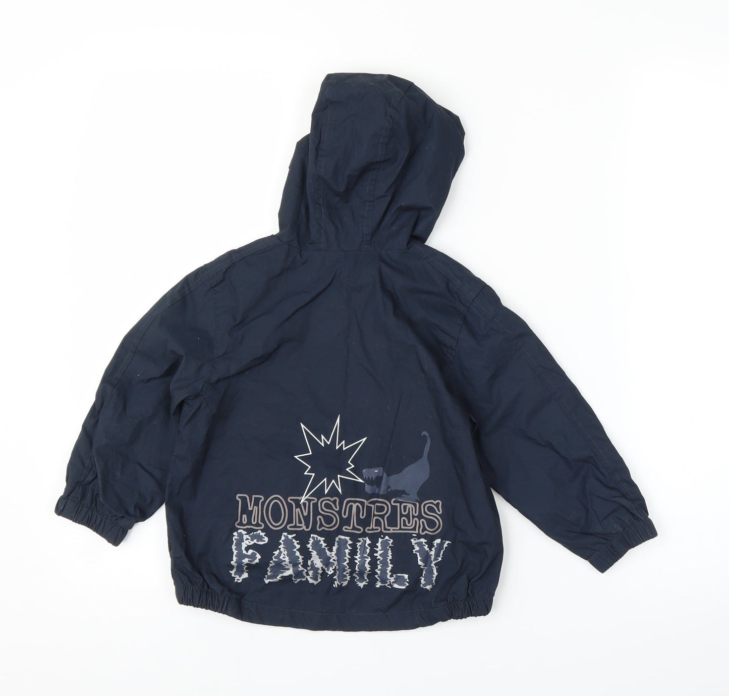 Vertbaudet Girls Blue   Parka Coat Size 3 Years