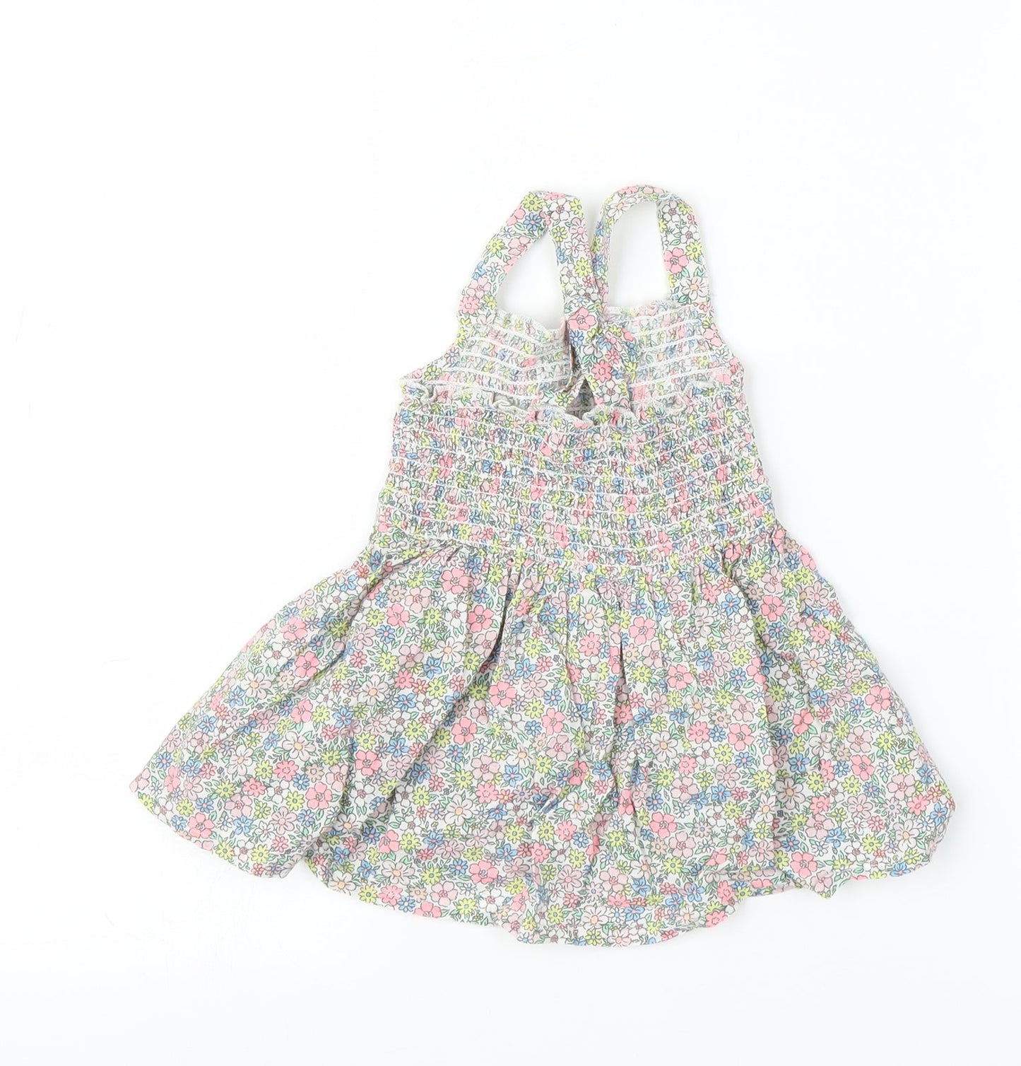 Primark Girls Pink Floral  A-Line  Size 6-9 Months