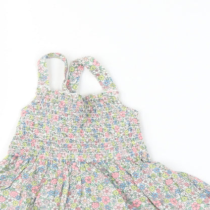 Primark Girls Pink Floral  A-Line  Size 6-9 Months