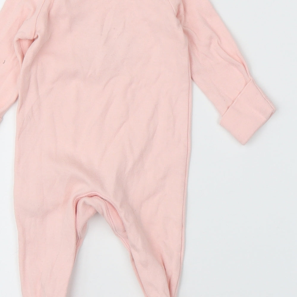 George Girls Pink   Babygrow One-Piece Size 0-3 Months  - Unicorn