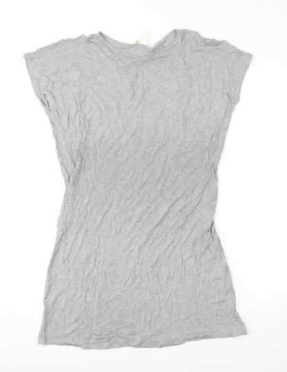 H&M Womens Grey   Tunic Blouse Size M