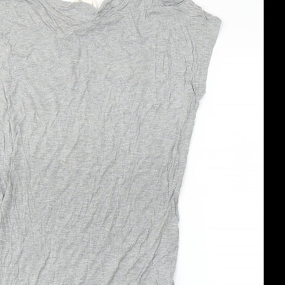 H&M Womens Grey   Tunic Blouse Size M