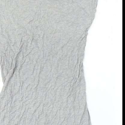 H&M Womens Grey   Tunic Blouse Size M