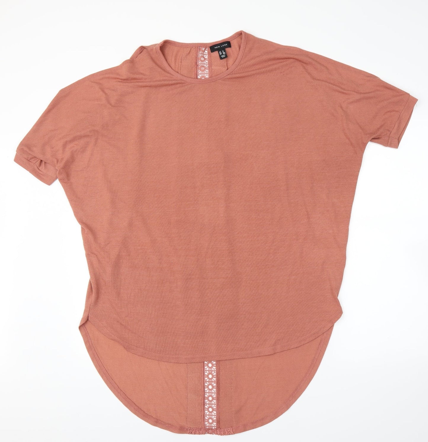 Womens UK Size M New Look Pink Tunic Blouse