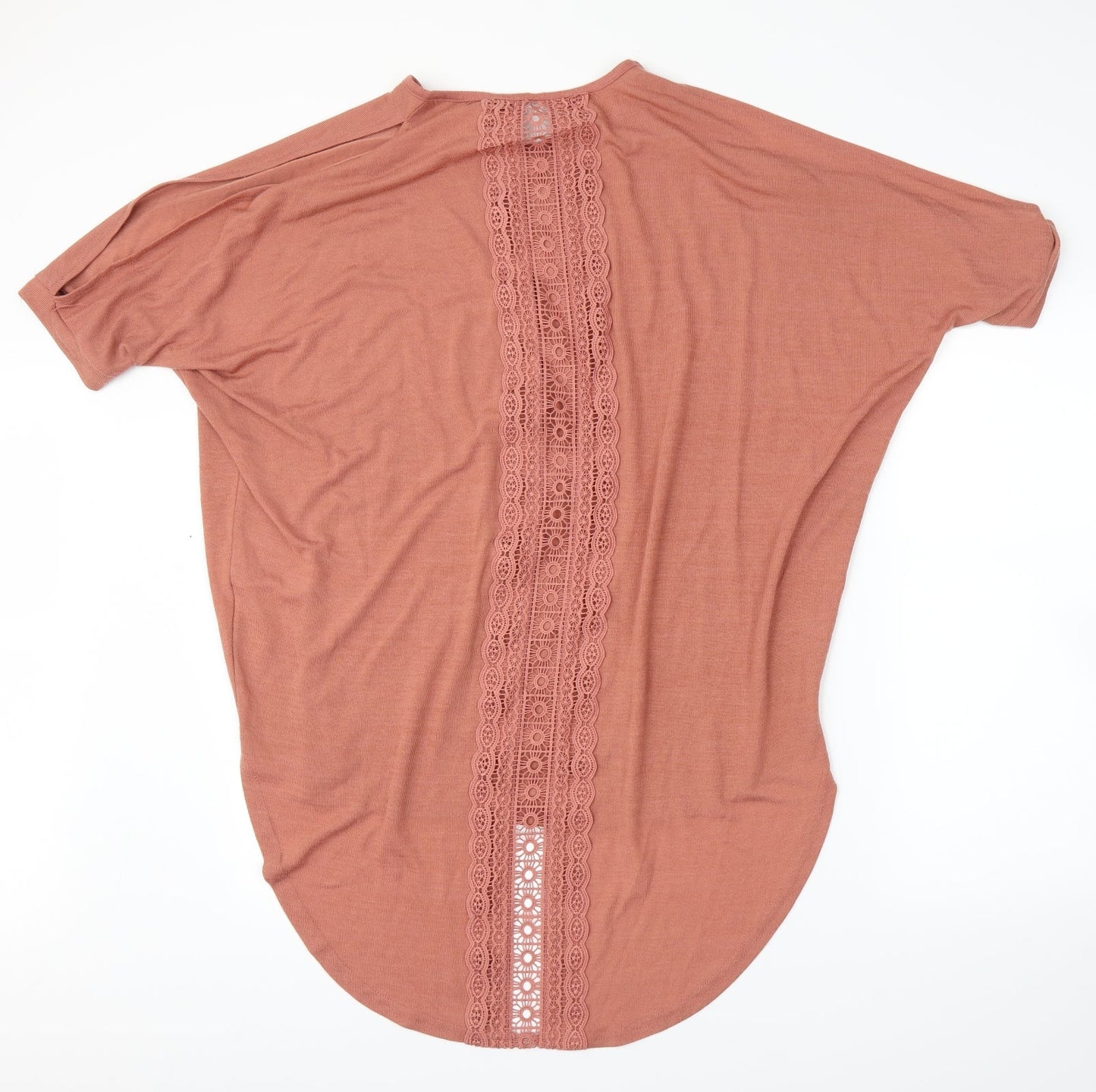 Womens UK Size M New Look Pink Tunic Blouse