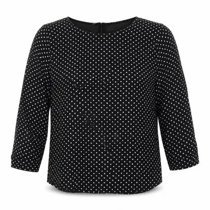 Womens UK Size M Quiz Black Basic Blouse