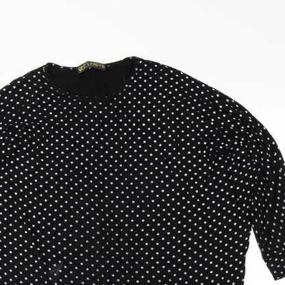 Womens UK Size M Quiz Black Basic Blouse