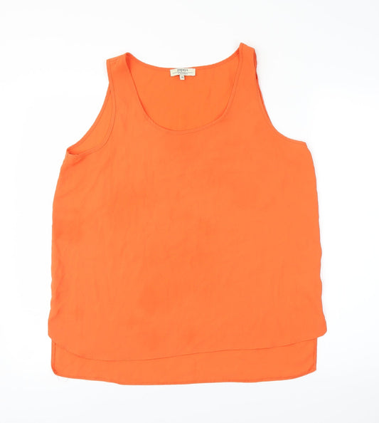 Papaya Womens Orange   Basic Tank Size 14