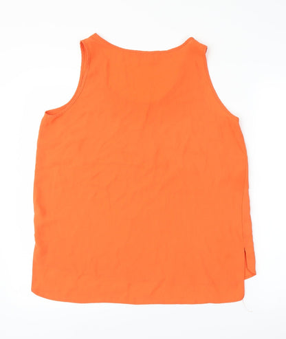 Papaya Womens Orange   Basic Tank Size 14