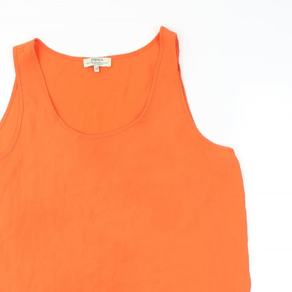 Papaya Womens Orange   Basic Tank Size 14