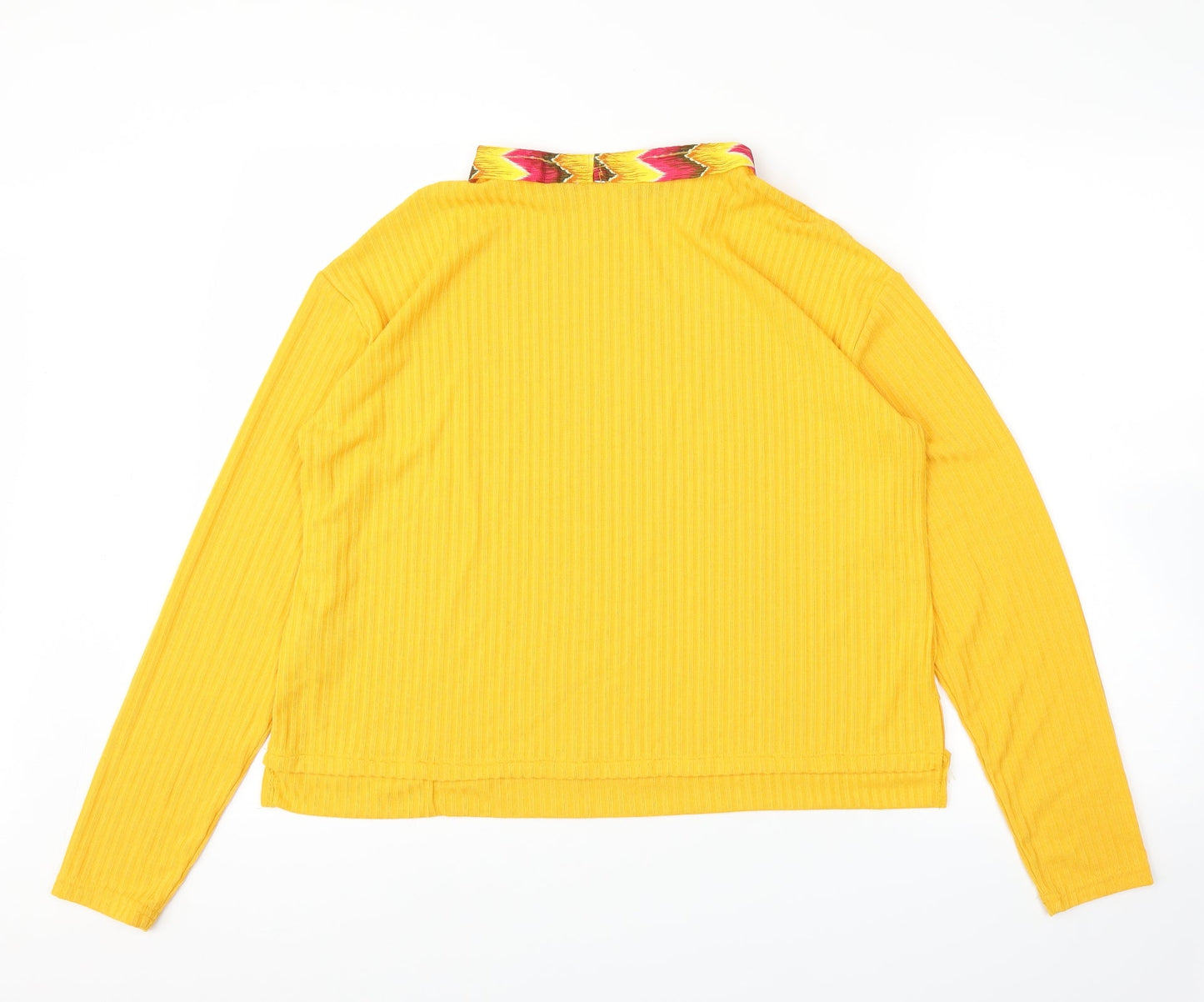Preworn Womens Yellow   Basic Blouse Size L
