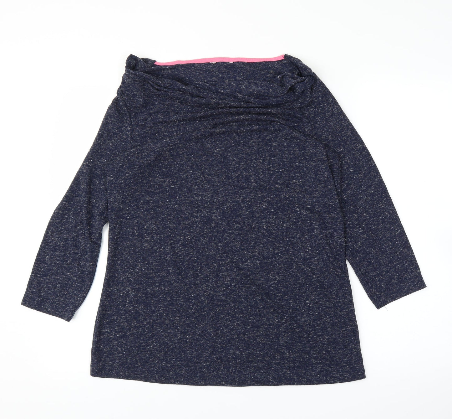 Womens UK Size M Preworn Blue Basic Blouse