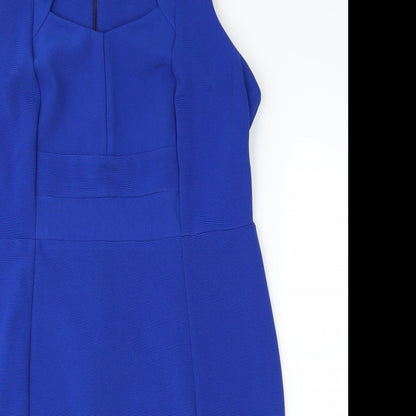 Preworn Womens Blue   Sheath  Size XL