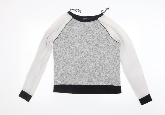 Autograph Womens Grey  Knit Pullover Jumper Size 12