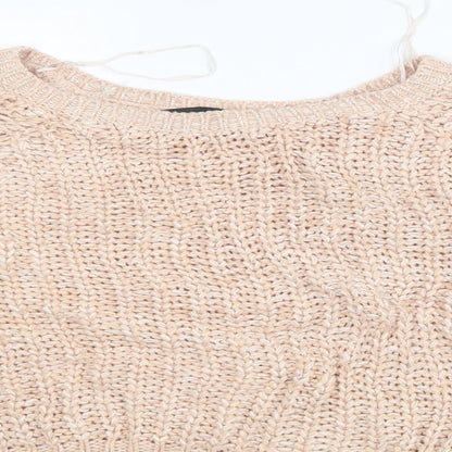Dorothy Perkins Womens Pink  Knit Pullover Jumper Size 12