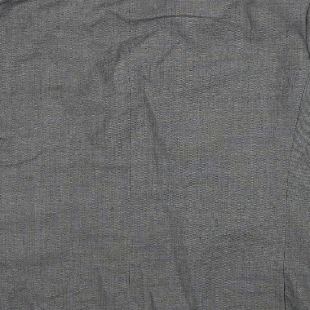 Mens UK Size 38 Racing Green Regular Grey Suit Jacket
