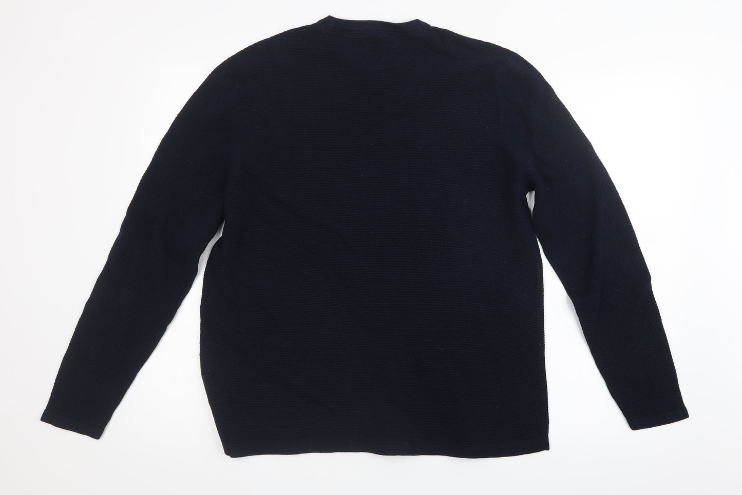 Burton Mens Blue  Knit Pullover Jumper Size L