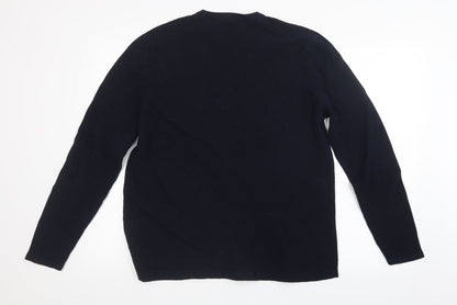 Burton Mens Blue  Knit Pullover Jumper Size L