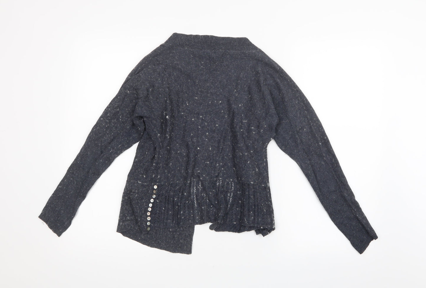 Great Plains Womens Blue  Knit Cardigan Jumper Size XS