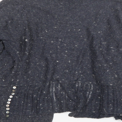 Great Plains Womens Blue  Knit Cardigan Jumper Size XS