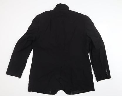 George Mens Black   Jacket Suit Jacket Size 42