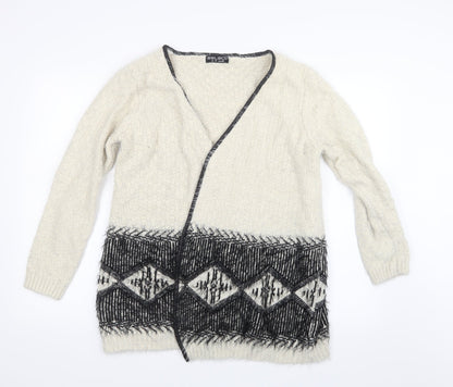 Select Womens White  Knit Cardigan Jumper Size 18