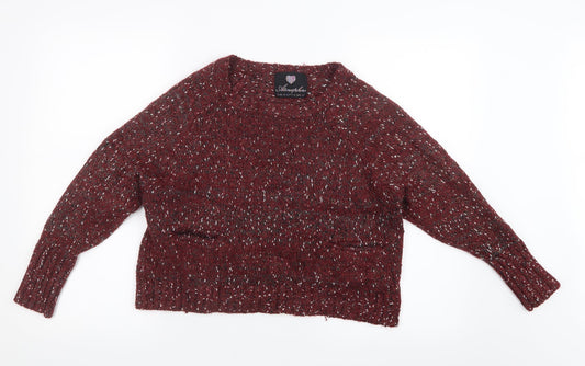 Atmosphere Womens Red  Knit Pullover Jumper Size 14