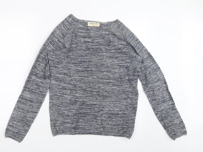 Cedar Wood State Mens Blue  Knit Pullover Jumper Size S