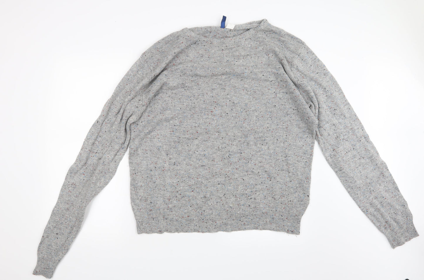 Divided by H&M Mens Grey  Knit Pullover Jumper Size XL