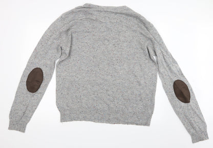 Divided by H&M Mens Grey  Knit Pullover Jumper Size XL