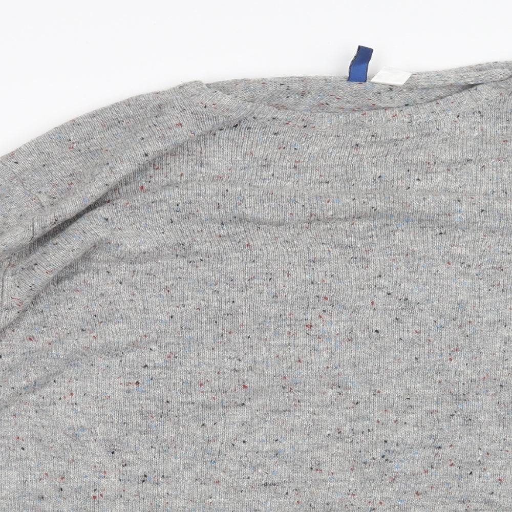 Divided by H&M Mens Grey  Knit Pullover Jumper Size XL