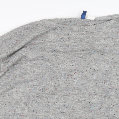 Divided by H&M Mens Grey  Knit Pullover Jumper Size XL