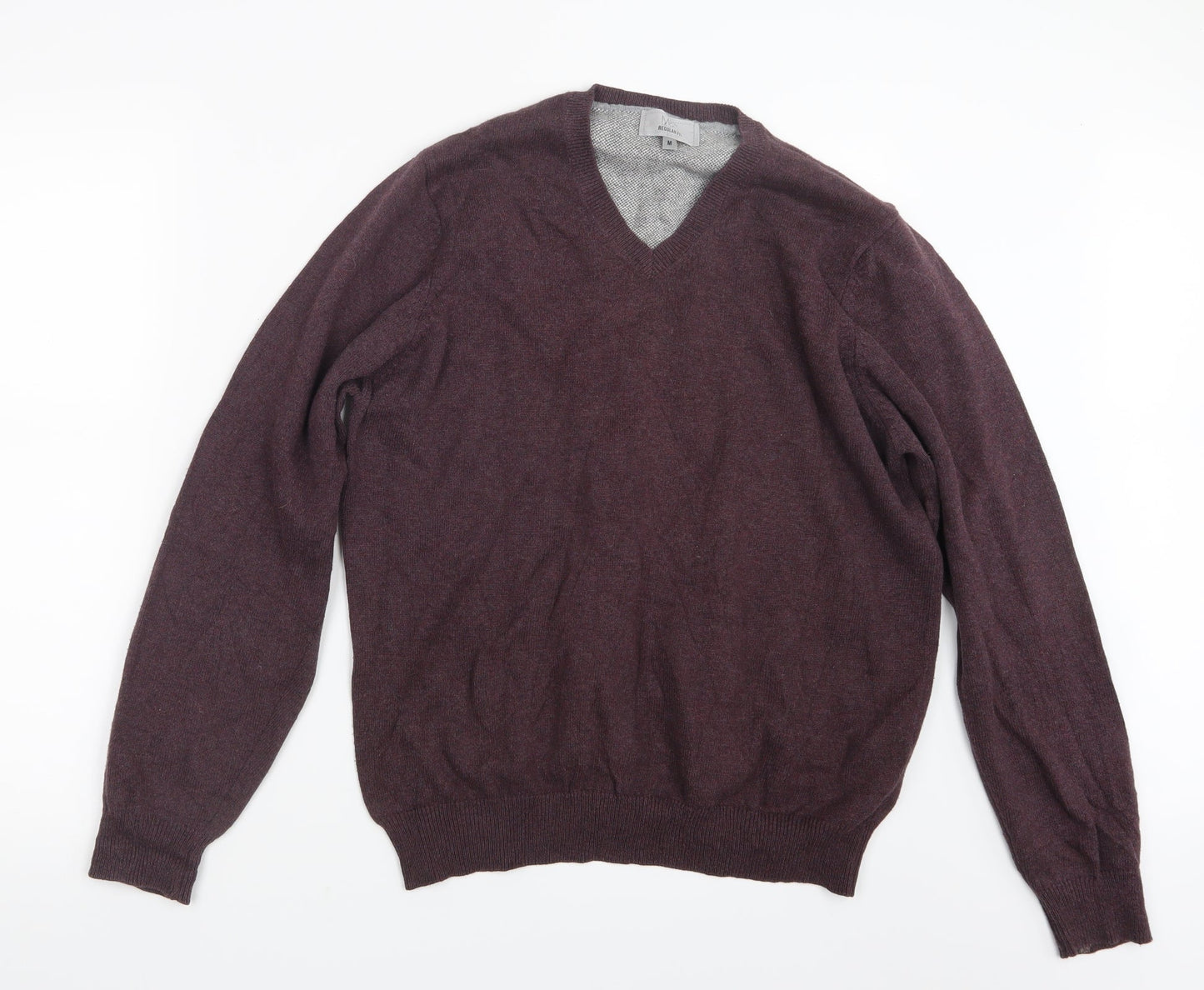 Marks and Spencer Mens Purple  Knit Pullover Jumper Size M