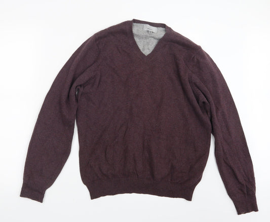 Marks and Spencer Mens Purple  Knit Pullover Jumper Size M