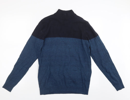 NEXT Mens Blue  Knit Pullover Jumper Size M