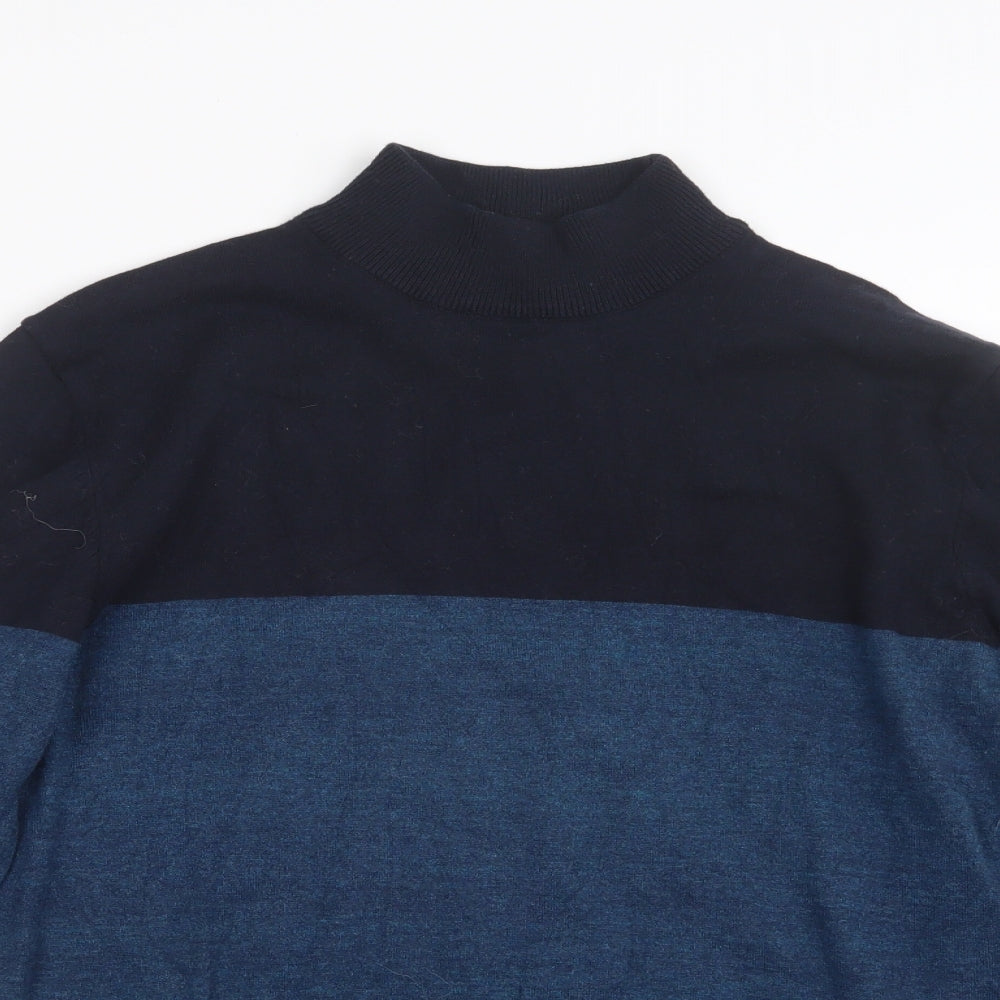 NEXT Mens Blue  Knit Pullover Jumper Size M