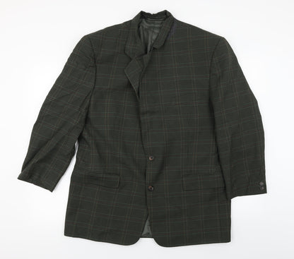 Mens UK Size 38 Berkertex Regular Green Suit Jacket