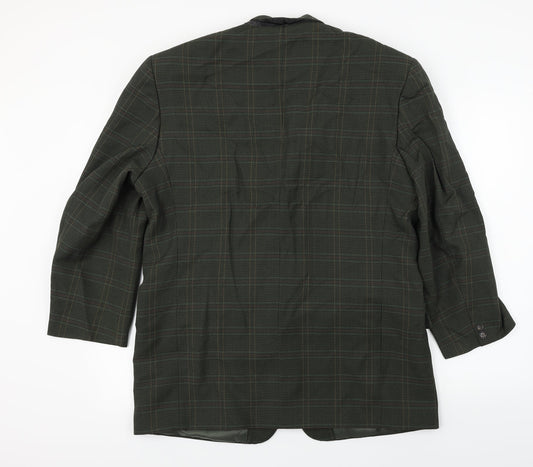 Mens UK Size 38 Berkertex Regular Green Suit Jacket