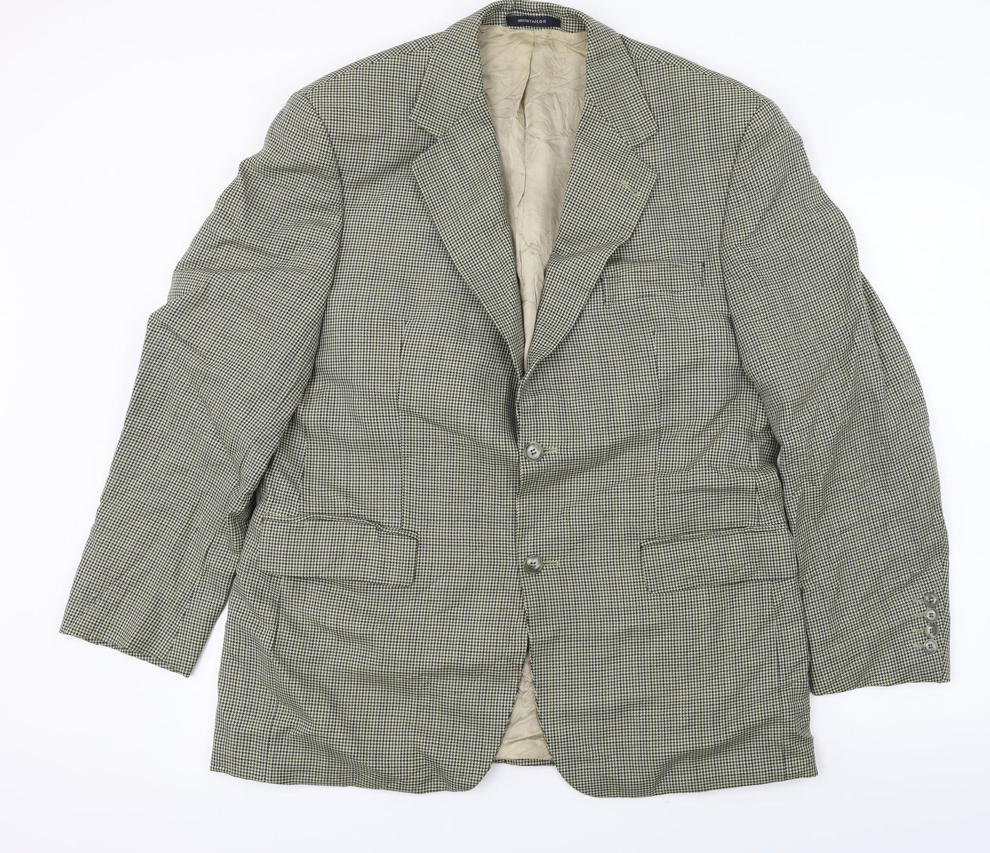 Mens UK Size 42 Marks and Spencer Regular Beige Suit Jacket