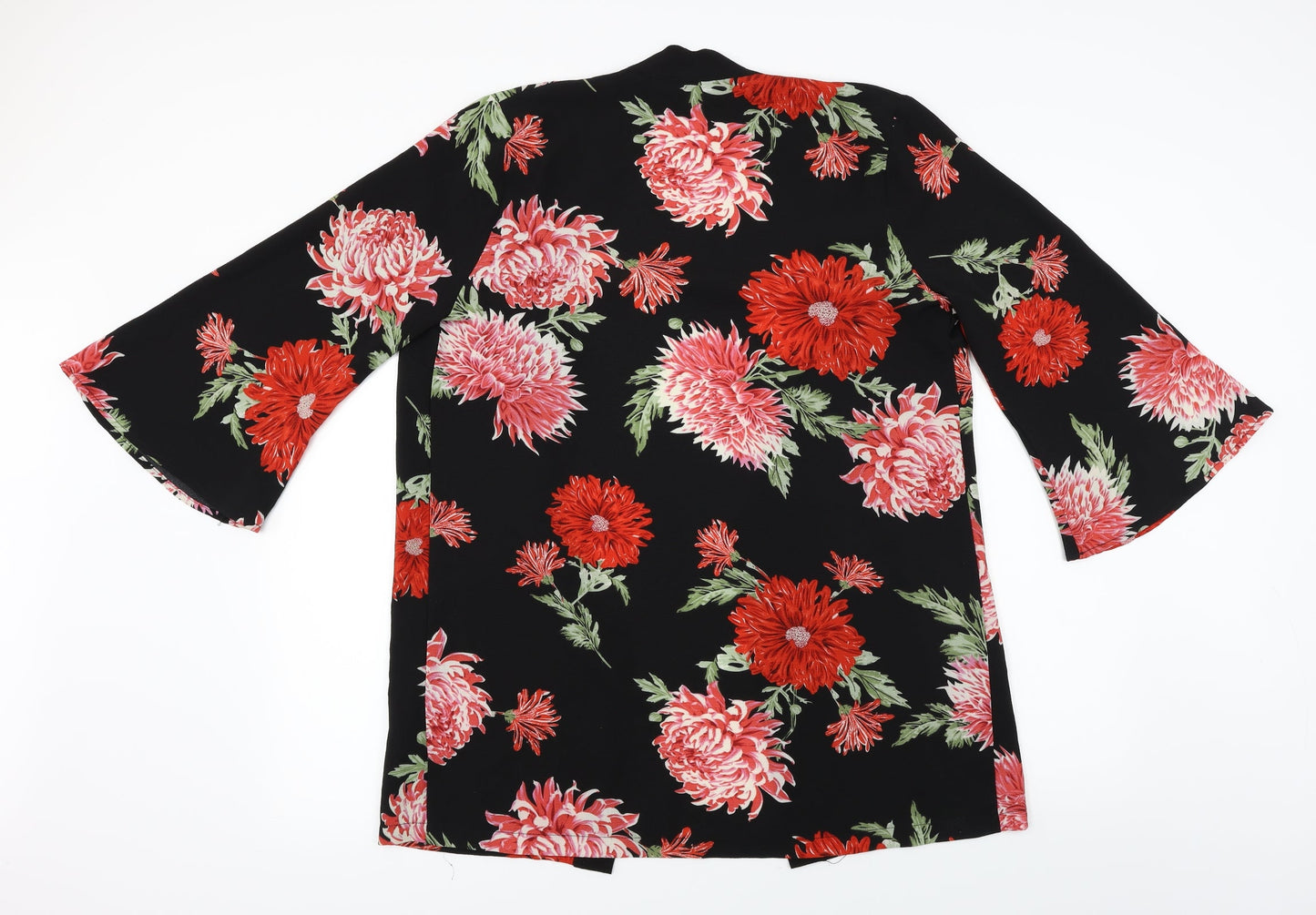 Atmosphere  Womens Black Floral  Cardigan Jumper Size 12