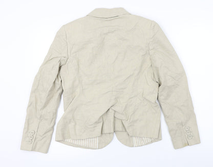 Womens UK Size 14 Marks and Spencer Beige Jacket