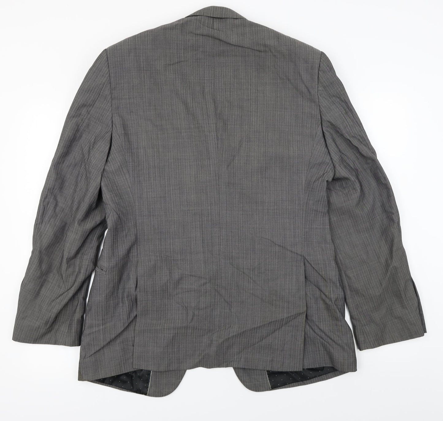 Mens UK Size 40 Fellini Regular Grey Suit Jacket